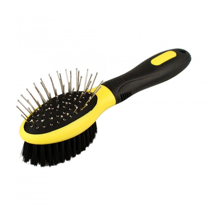 Щітка масажна двостороння Бронзе Дог, 170х35мм